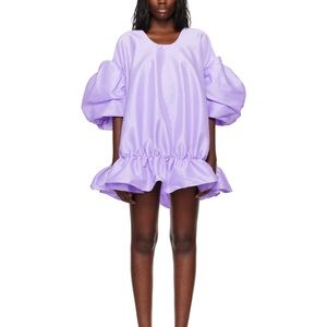 Kika Vargas Gigi Short Dress Lilac
